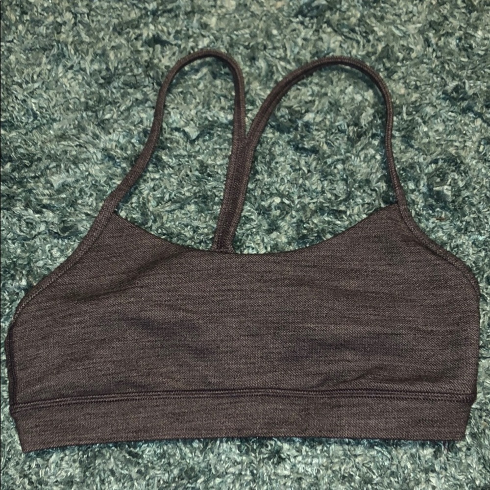 Lululemon grey sports bra